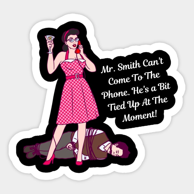 Mr. Smith Sticker by Mad Ginger Entertainment 